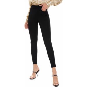 Tagoo Dress Pants for Women Business Casual High Waisted Stretchy Skinny Office Work Ponte Leggings with Pockets(Black)