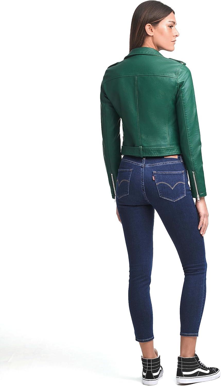 imageLevis Womens The Belted Faux Leather Moto Jacket Regular amp Plus SizeForest