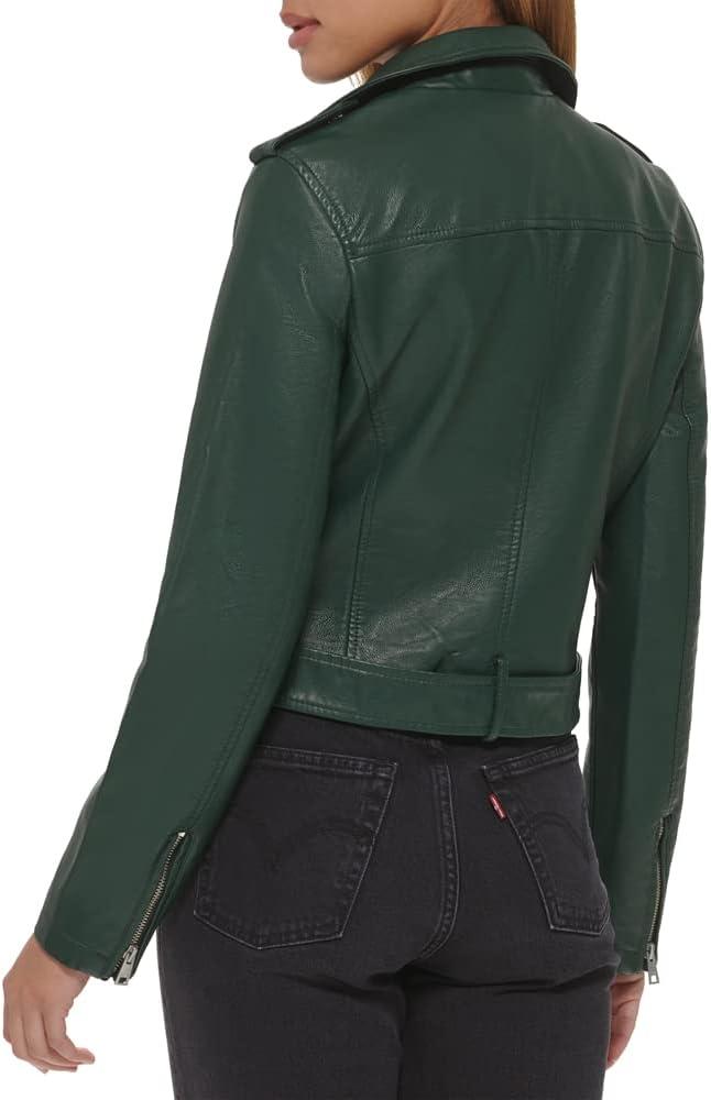 imageLevis Womens The Belted Faux Leather Moto Jacket Regular amp Plus SizePine Grove