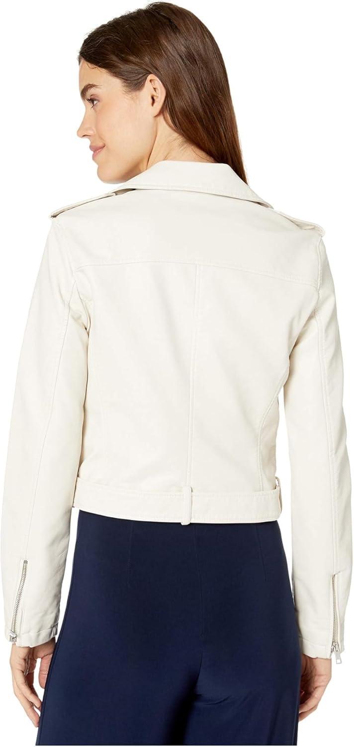 imageLevis Womens The Belted Faux Leather Moto Jacket Regular amp Plus SizeWhite Oyster