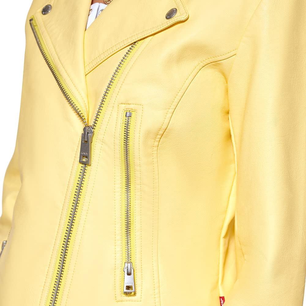 imageLevis womens Vegan Leather 538 Moto Jacket Regular amp Plus SizePopcorn