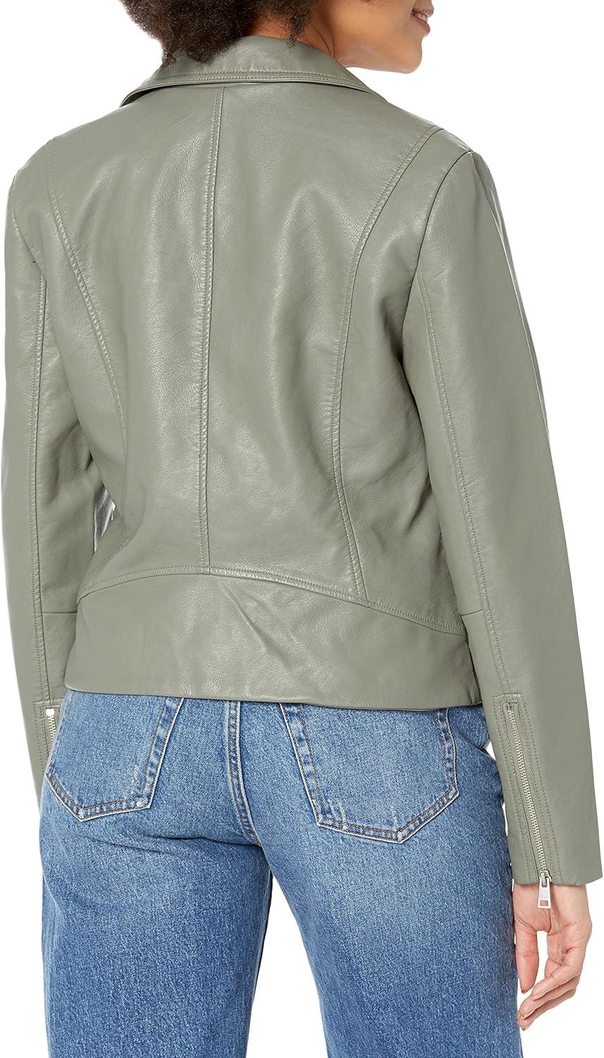 imageLevis womens Vegan Leather 538 Moto Jacket Regular amp Plus SizeSage