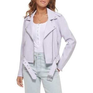 Levi’s Women’s The Belted Faux Leather Moto Jacket (Regular & Plus Size)(Lilac)