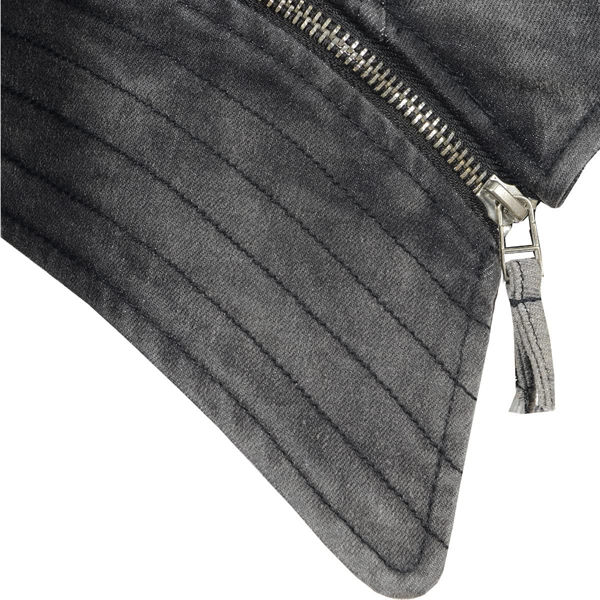 imageFashion SX Womens Rivet Faux Leather Jacket Zipper Moto Biker Denim coat Motorcycle OutwearGray