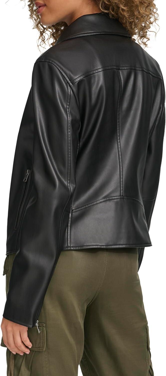 imageLevis Womens Laydown Collar Racer JacketBlack