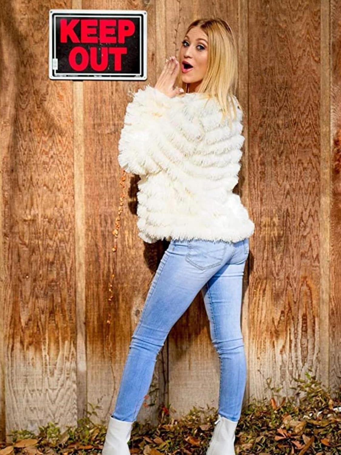 imageWomens Open Front Faux Fur Cardigan Vintage Parka Shaggy Jacket CoatBeige