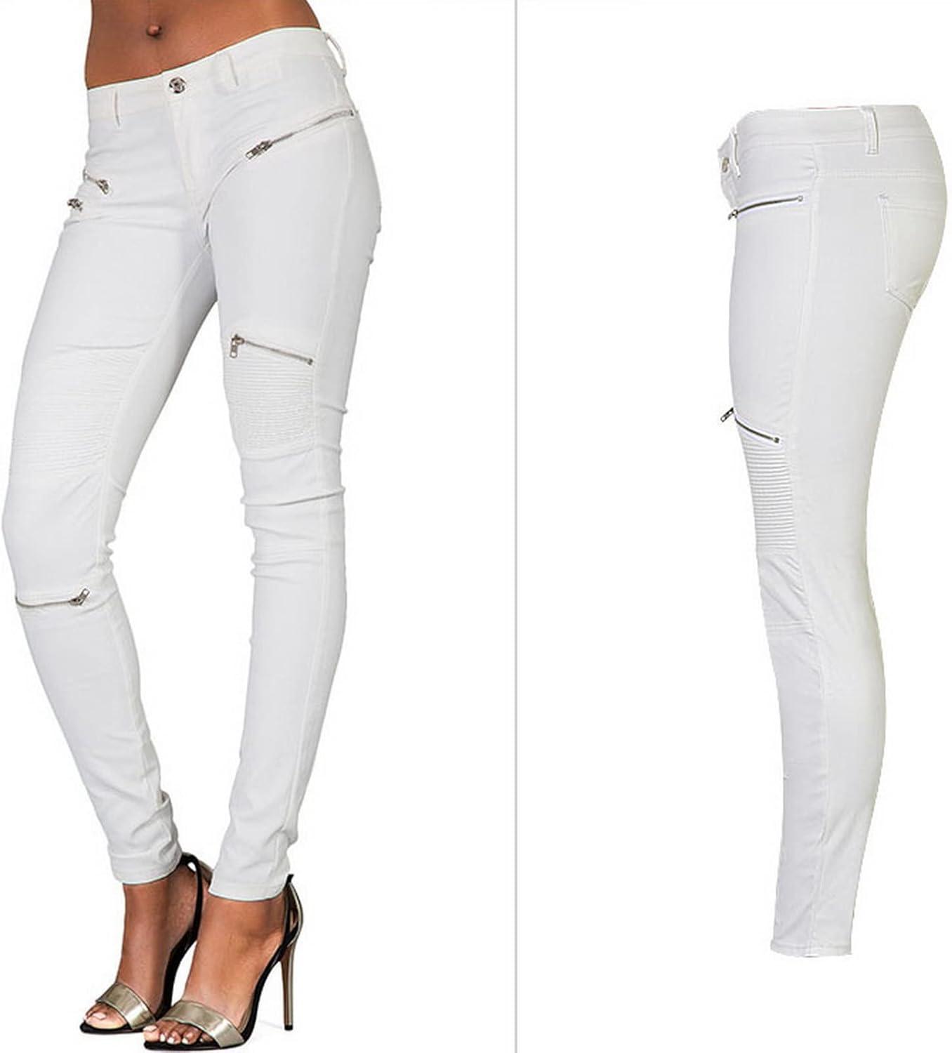 imageFaringoto Womens Pu Slim Pants Faux Leather Stretch Skinny Jeans Pencil Pants Biker Pants300