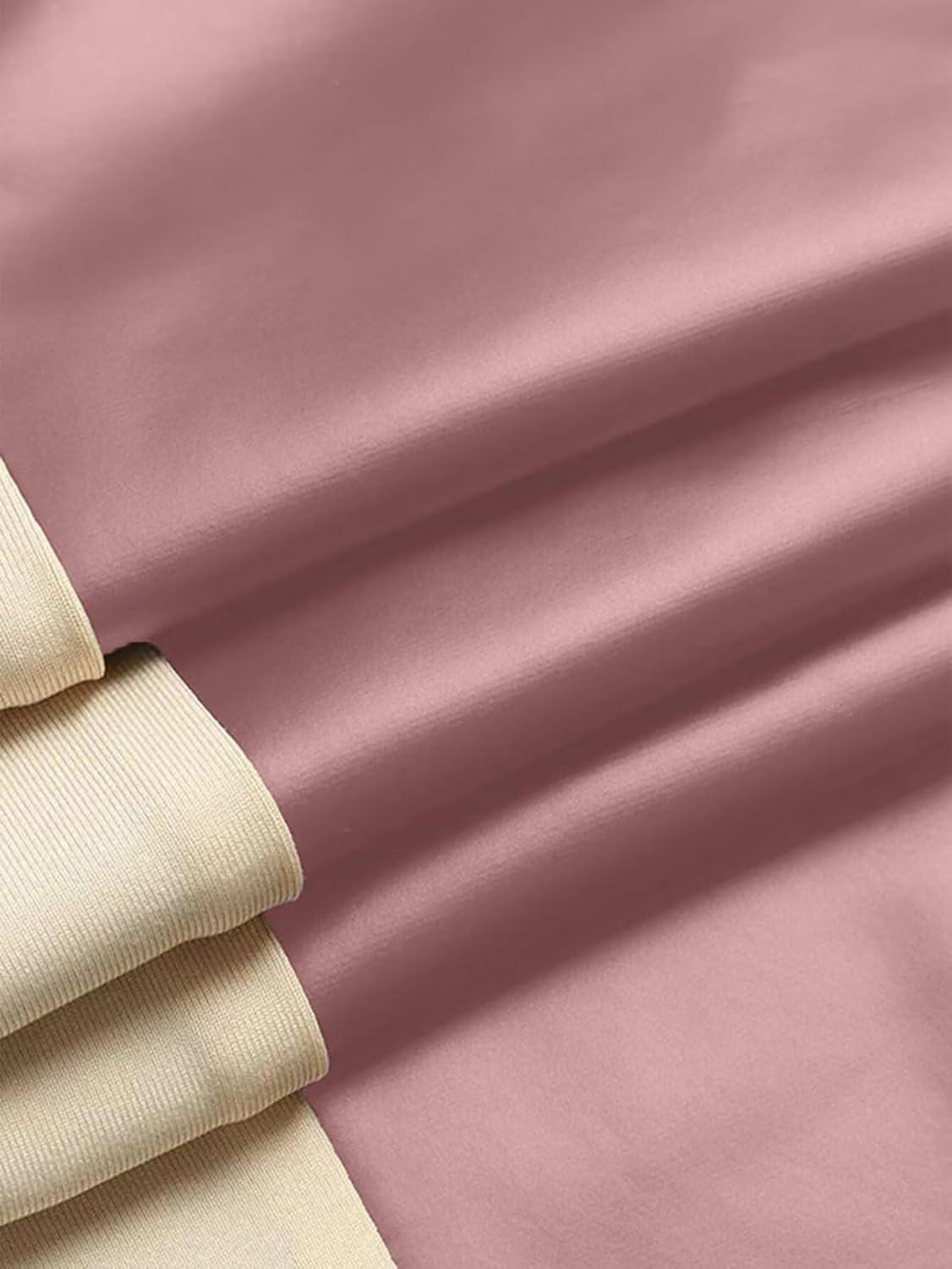 imageFlamingals Faux Leather Leggings for Women Tummy Control High Waisted Motorcycle Leggings Women with Pockets Patch ZipRose Pink