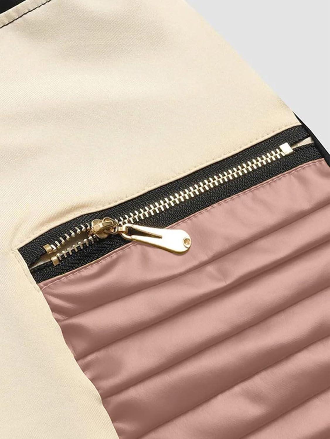 imageFlamingals Faux Leather Leggings for Women Tummy Control High Waisted Motorcycle Leggings Women with Pockets Patch ZipRose Pink