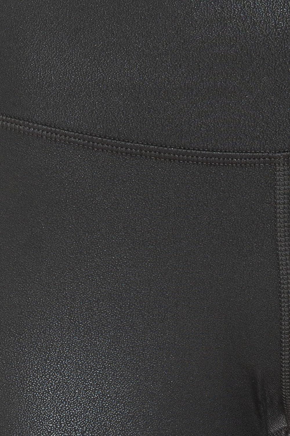 imageLeggings Depot Womens High Waist Faux Leather Leggings Tights Pleather Pants78 Lengthmattecharcoal