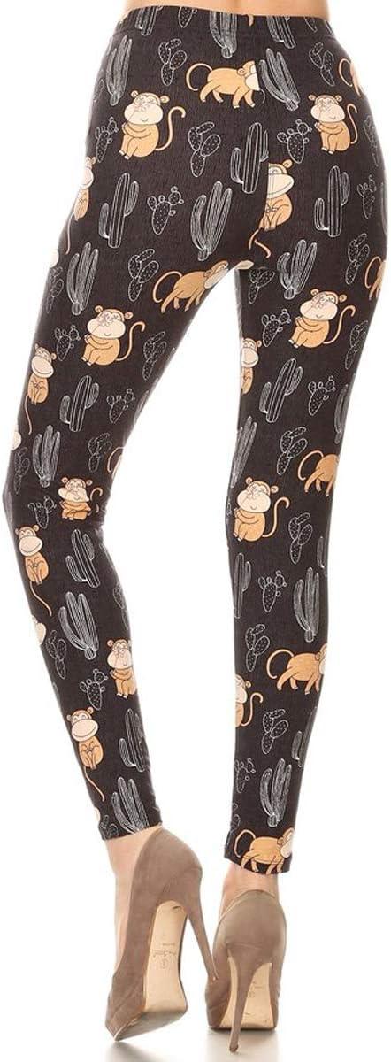 imageLeggings Depot Womens High Waist Faux Leather Leggings Tights Pleather PantsCactus and Monkey