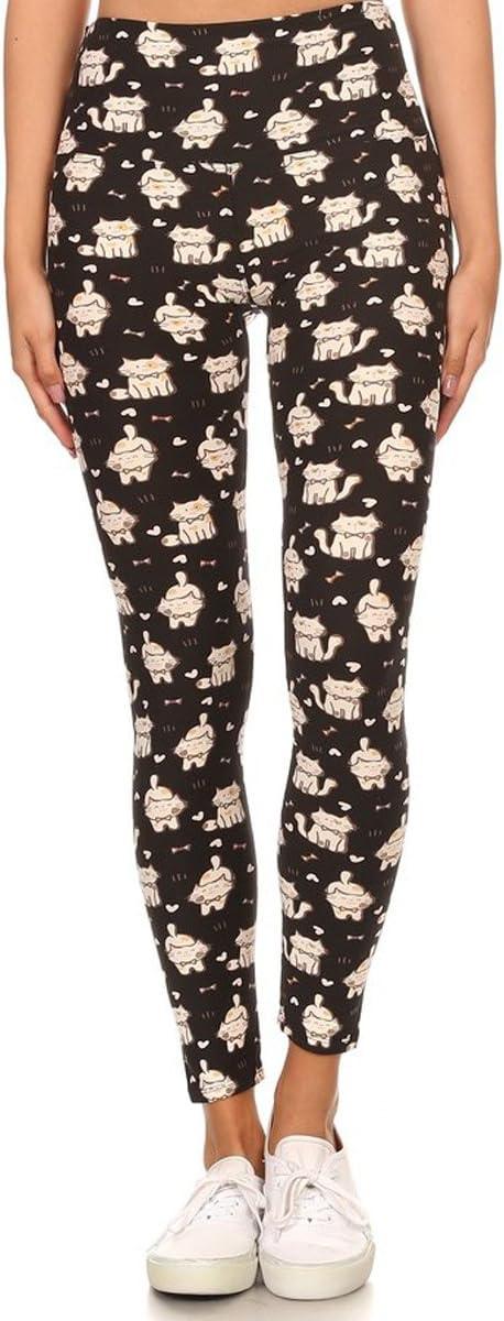imageLeggings Depot Womens High Waist Faux Leather Leggings Tights Pleather PantsFurball Cats