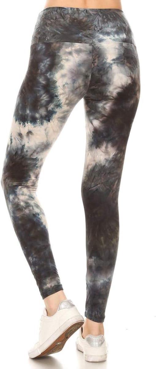 imageLeggings Depot Womens High Waist Faux Leather Leggings Tights Pleather PantsHale Navy Tie Dye