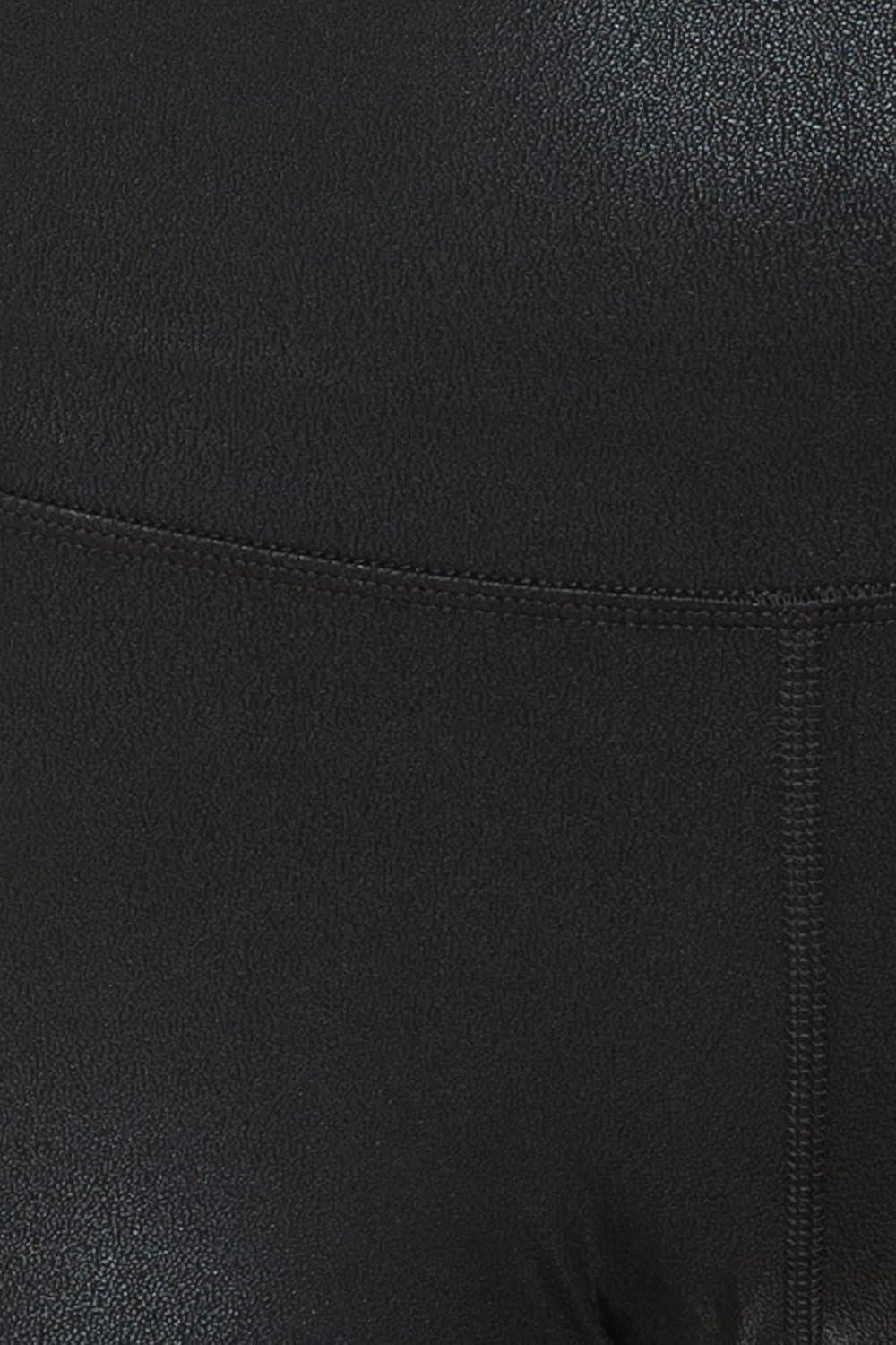 imageLeggings Depot Womens High Waist Faux Leather Leggings Tights Pleather PantsMatteblack