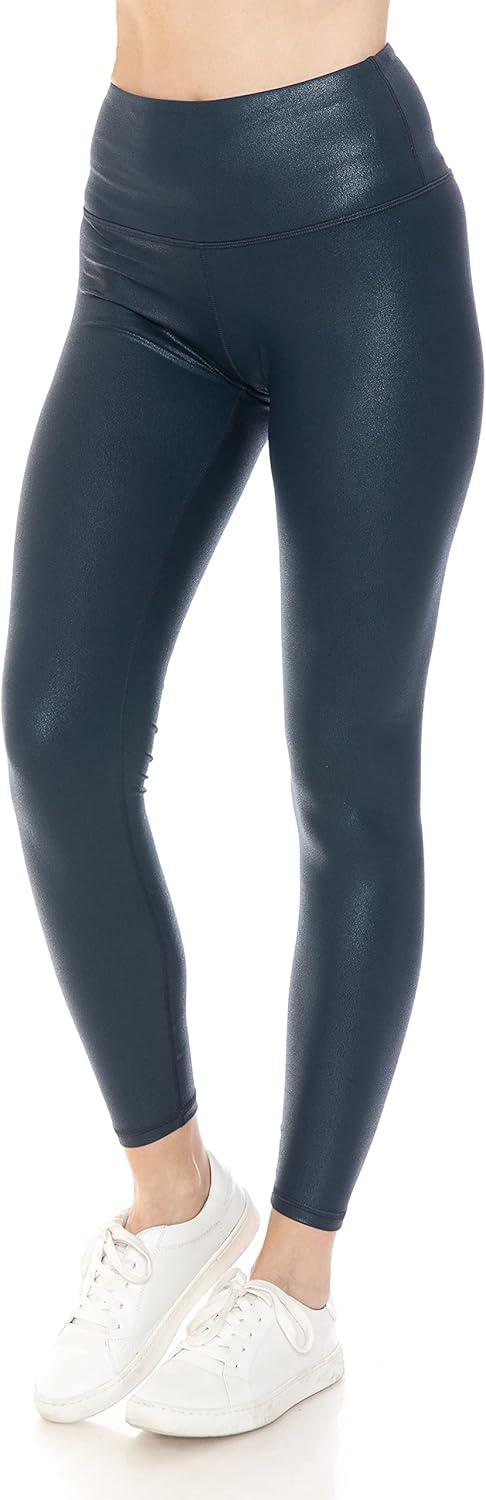 imageLeggings Depot Womens High Waist Faux Leather Leggings Tights Pleather PantsMattenavy