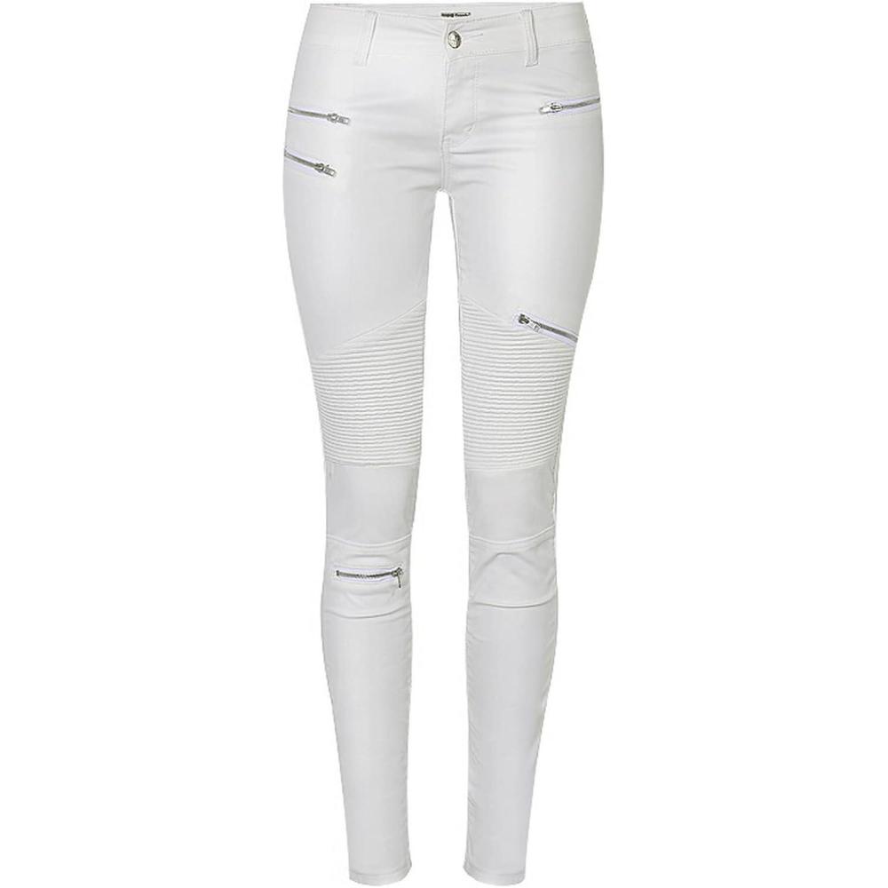 imageFaringoto Womens Pu Slim Pants Faux Leather Stretch Skinny Jeans Pencil Pants Biker Pants300