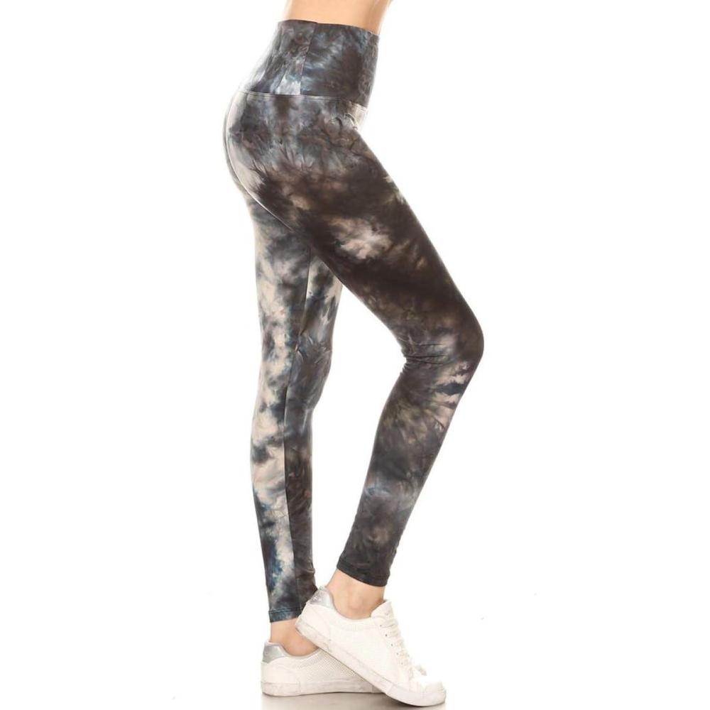 imageLeggings Depot Womens High Waist Faux Leather Leggings Tights Pleather PantsHale Navy Tie Dye