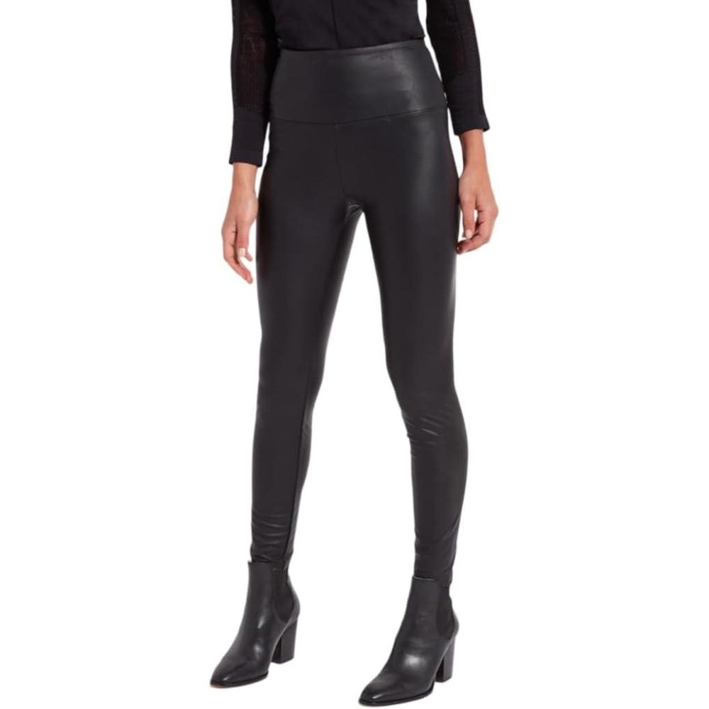 imageLyss Womens Misses Textured Leather LeggingKohl Black