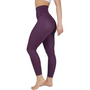 90 Degree By Reflex Womens High Waist Squat Proof Ankle Length Printed Leggings(Blackberry Wine Elastic Free Super High Waist)