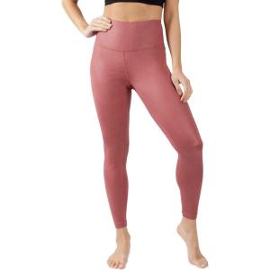 90 Degree By Reflex Womens High Waist Squat Proof Ankle Length Printed Leggings(Cracked Terracotta)