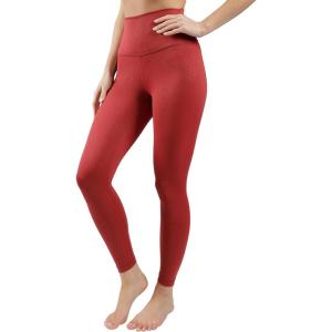 90 Degree By Reflex Womens High Waist Squat Proof Ankle Length Printed Leggings(Python Sangria)