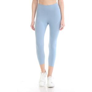 Leggings Depot Women’s High Waist Faux Leather Leggings Tights Pleather Pants(Chambray)