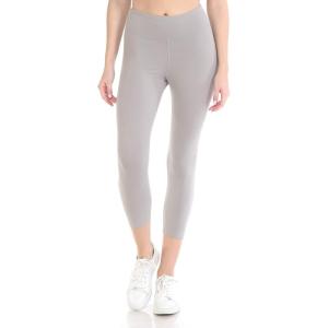 Leggings Depot Women’s High Waist Faux Leather Leggings Tights Pleather Pants(Light Grey)