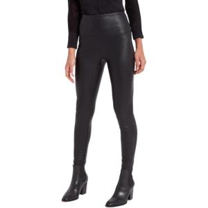 Lyssé Women’s Misses Textured Leather Legging(Kohl Black)