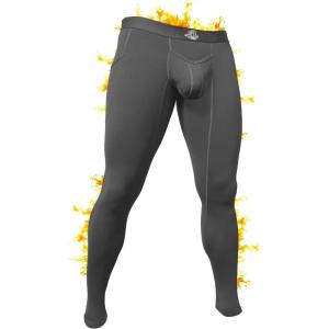 RM Real Men ABCD Pouch Compression Pants – 1, 2 and 3 Pack, Mens Leggings, Yoga Pants, Tights, Base Layer Men Cold Weather(1 Pack – Gray Arctic Shield)