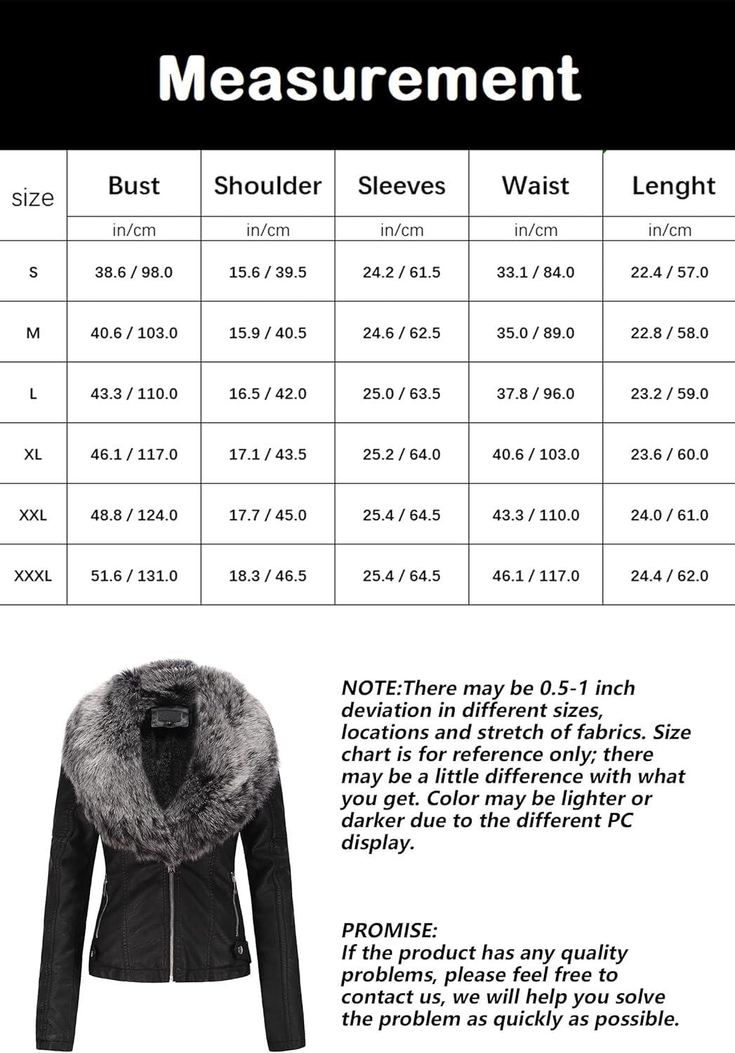 imageBellivera Womens Faux Leather Jacket Moto Biker SherpaLined Coat with Removable Fur CollarBlackgray