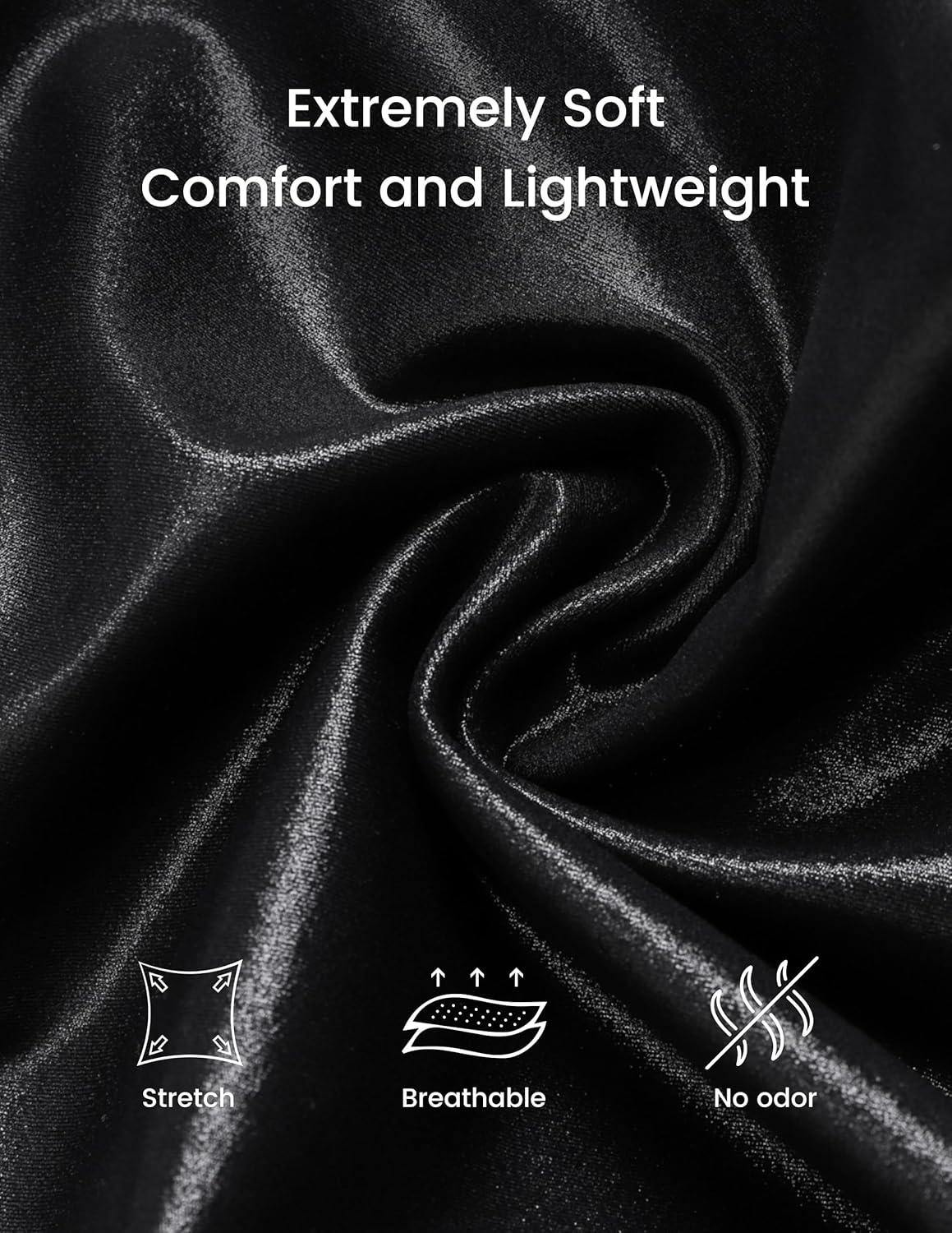 imageColorfulkoala Womens High Waisted Matte Faux Leather Leggings Full Length Yoga PantsGlossy Black