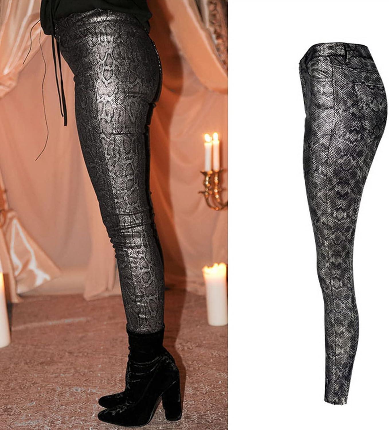 imageFaringoto Womens Pu Faux Leather Pants Slim Leggings Variety of Styles with Pockets330