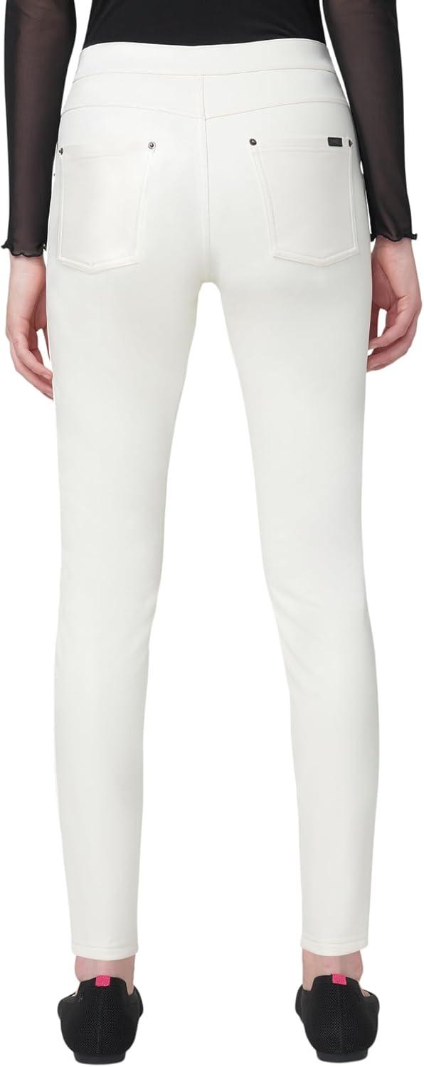 imageHUE Womens Faux Leather LeggingsStar White