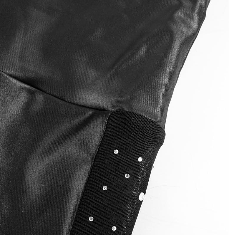 imageWomens Sexy See Through Sheer Mesh Pants Leggings High Waist Casual Sweatpants TightsBlack05
