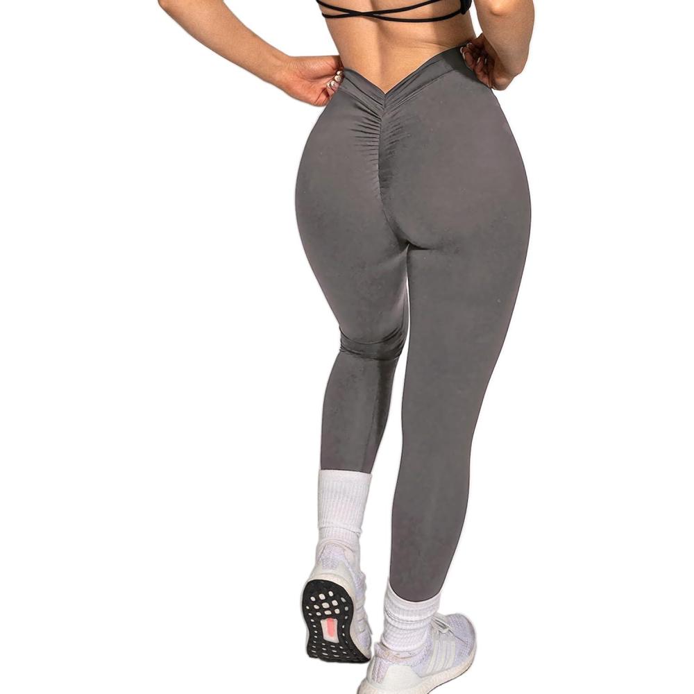 imageDanysu V Back Scrunch Butt Leggings for Women Soft High Waisted Booty Tights Workout Gym Yoga Pants1moonlight Rock