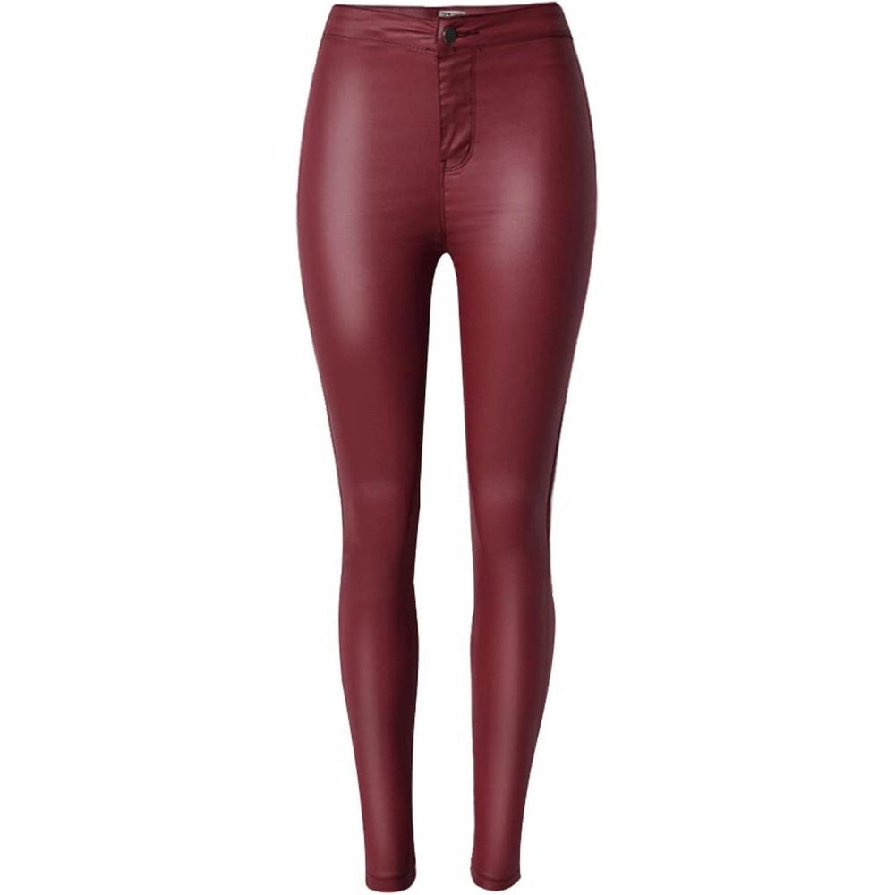 imageFaringoto Womens Pu Faux Leather Pants Slim Leggings Variety of Styles with Pockets056