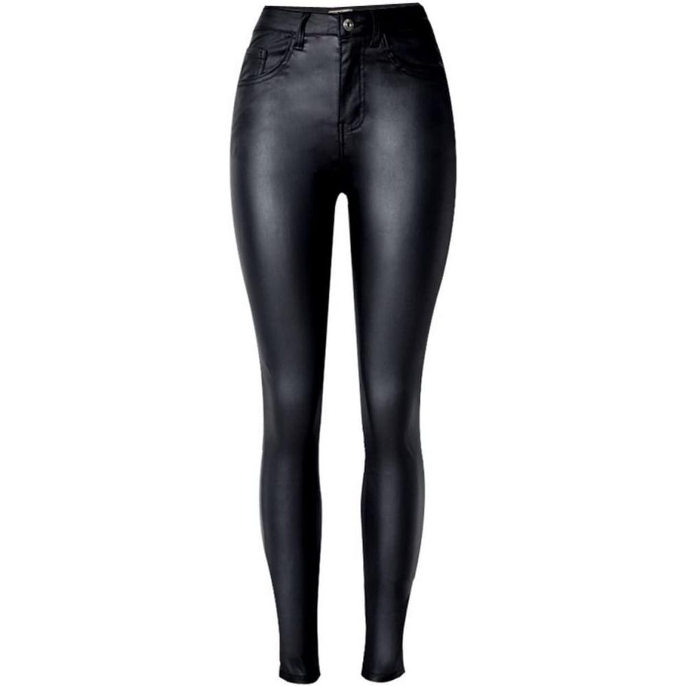 imageFaringoto Womens Pu Faux Leather Pants Slim Leggings Variety of Styles with Pockets101