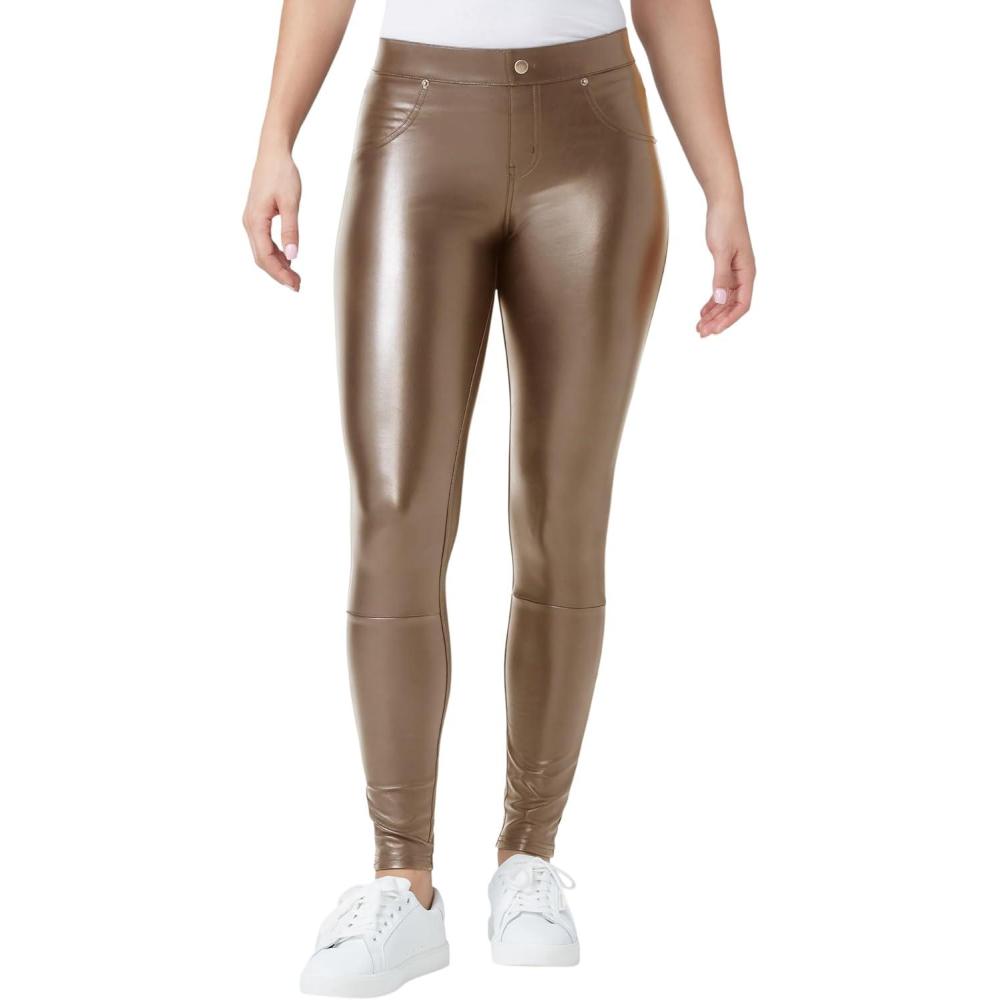 imageHUE Womens Faux Leather LeggingsTobacco Brown