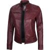 Ddge - Burgundy Leather Jacket