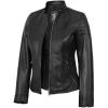Carrie - Black Leather Jacket Women