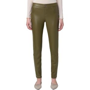 HUE Women’s Faux Leather Leggings(Dark Olive)