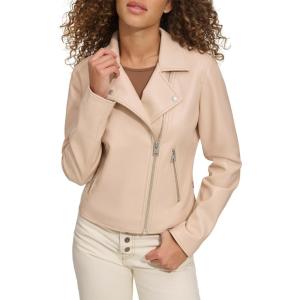 Levi’s womens Smooth Faux Leather Moto (Standard and Plus Sizes)(Frappe)