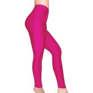 Romastory Women’s Stretched Shiny Sports Leggings Mid-Waist Elastic Pants Shining Leggings Tights(Rosered)