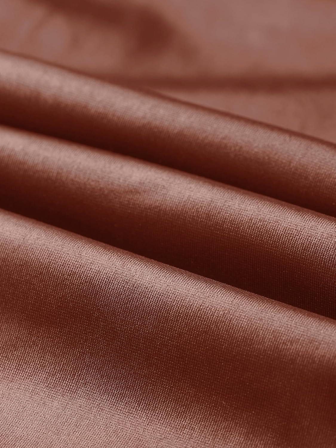 imageAllegra K Faux Leather Pants for Womens High Waist Stretch Slim Fit Motorcycle Legging PantsBrown