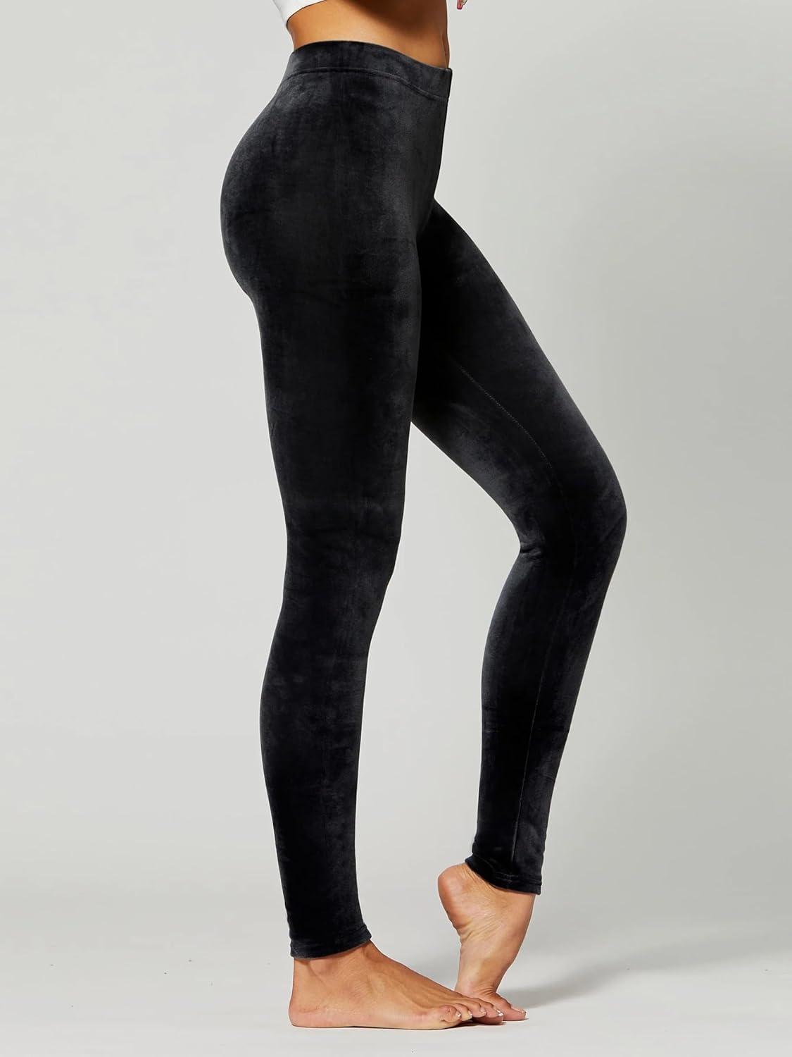 imageConceited Luxe Leggings Velvet or Vegan Leather Plus Size AvailableBlack