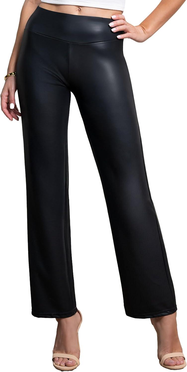 imageConceited Luxe Leggings Velvet or Vegan Leather Plus Size AvailableBlack