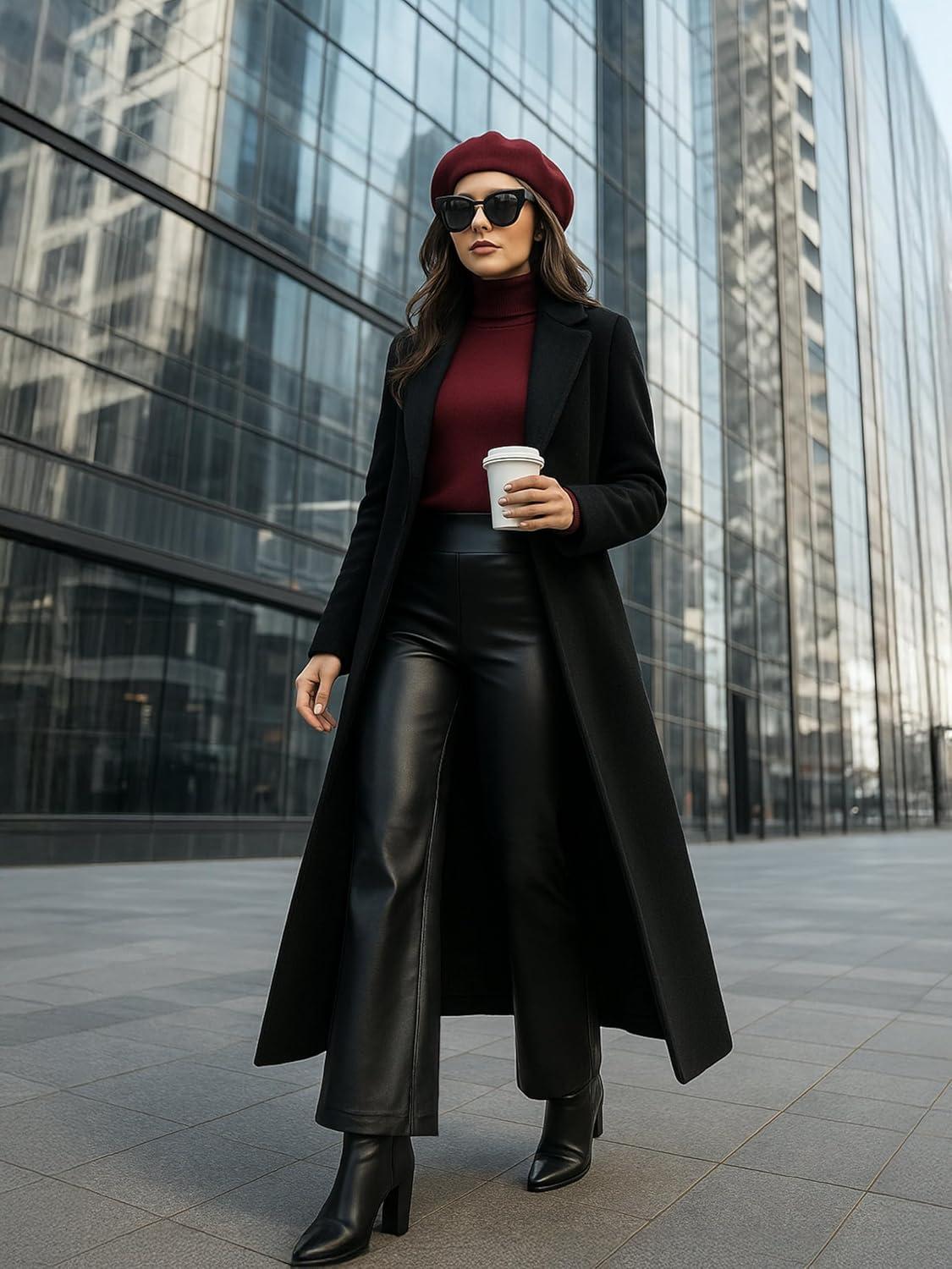 imageConceited Luxe Leggings Velvet or Vegan Leather Plus Size AvailableBlack