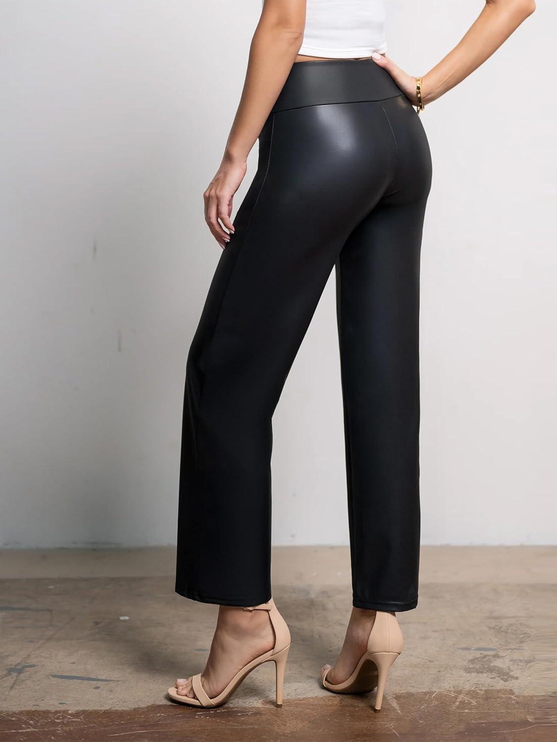 imageConceited Luxe Leggings Velvet or Vegan Leather Plus Size AvailableBlack