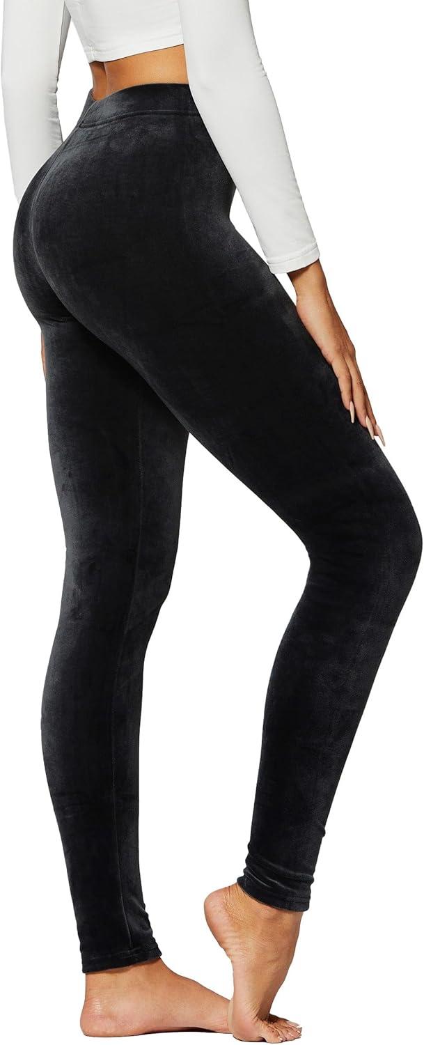 imageConceited Luxe Leggings Velvet or Vegan Leather Plus Size AvailableBlack