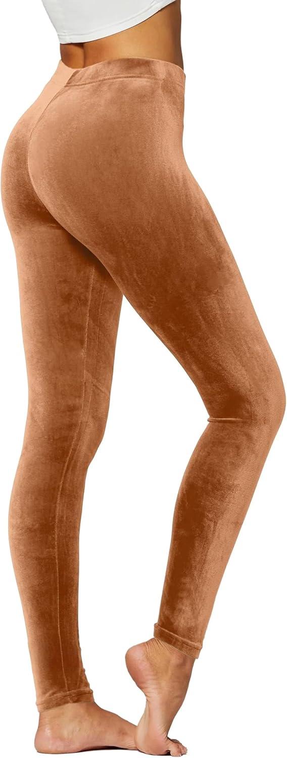 imageConceited Luxe Leggings Velvet or Vegan Leather Plus Size AvailableMocha